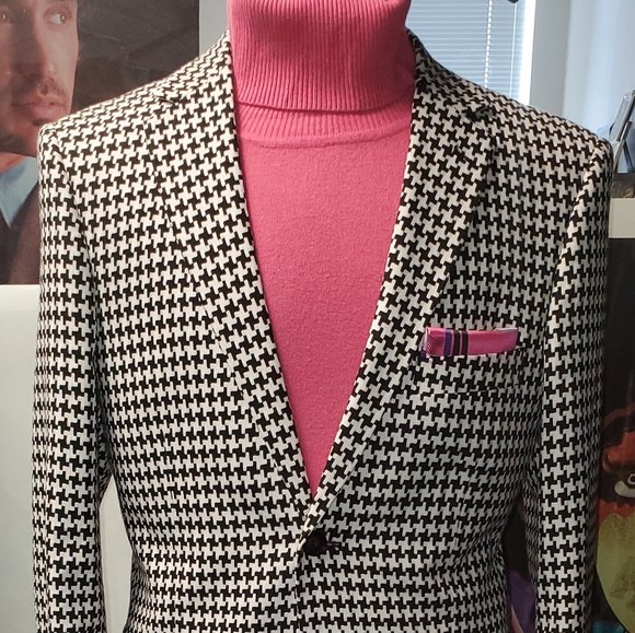 OkingHabib Jackets & Coats Mens Houndstooth Jackets Poshmark
